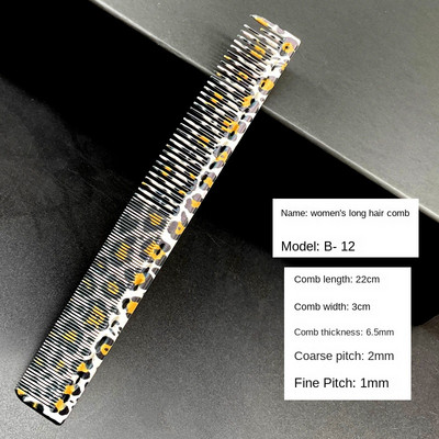 Hrebeň na holičstvo, špeciálny dámsky strih dlhých vlasov, česanie vlasov, hrebeň na styling rovných vlasov, tvrdý hrebeň, holičský hrebeň, kefa na vlasy