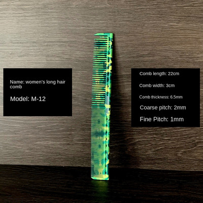 Hrebeň na holičstvo, špeciálny dámsky strih dlhých vlasov, česanie vlasov, hrebeň na styling rovných vlasov, tvrdý hrebeň, holičský hrebeň, kefa na vlasy