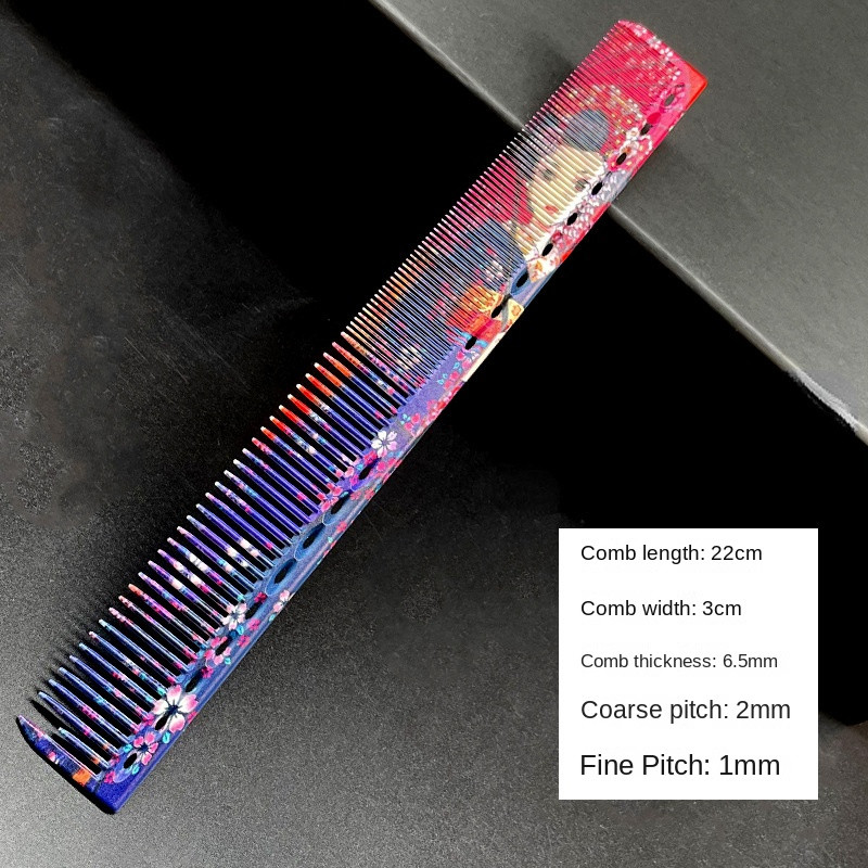 Hrebeň na holičstvo, špeciálny dámsky strih dlhých vlasov, česanie vlasov, hrebeň na styling rovných vlasov, tvrdý hrebeň, holičský hrebeň, kefa na vlasy