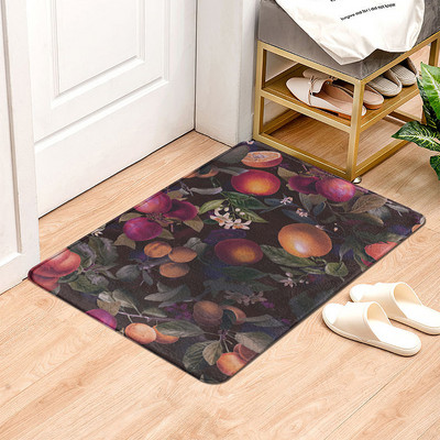 Covor de intrare cu imprimeu de flori Covor decorativ de baie antiderapant Covor de podea pentru bucatarie Decor pentru hol Covor de exterior