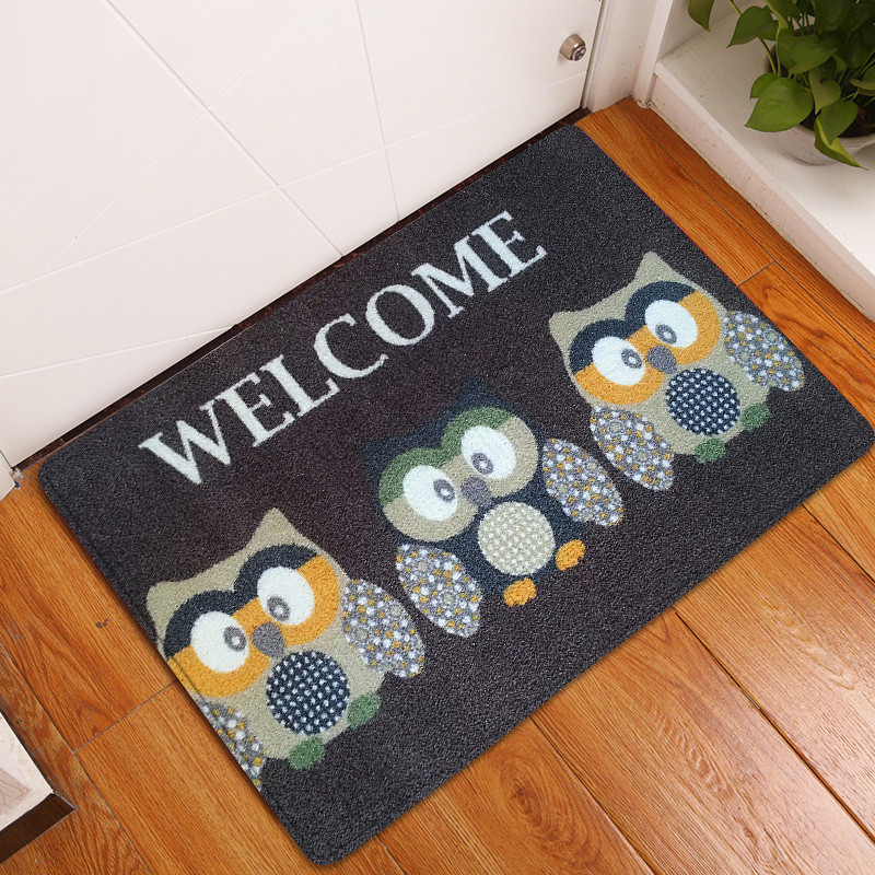 1tk 40*60cm armsad kassloomad mustriga libisemisvastase seemisnahast vaiba uksematt uksematt väliköök elutoa põrandamatt vaip