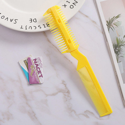 1 tk Kvaliteetne kahepoolne juukseraseerija kammilõikur Silmusharjad Harvendusnuga Juukselõikus Hooldus Mehed Naiste Juukselõikur Beau