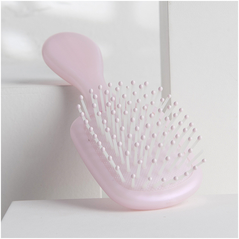 1 tk peanaha massaaži õhupadjaga juuksekamm lastele mini kaasaskantav antistaatiline sile juuksehari Candy Color kaasaskantav juuksehoolduskamm