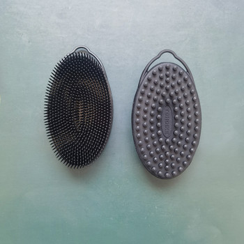 Ексфолираща душ Масажна стъргалка Неплъзгаща се подложка за баня Четка за масаж на гърба Силиконова гел за крака Почистване на тялото Инструмент за къпане
