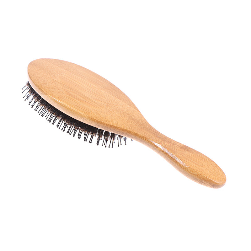 Četka za kosu Drvena drška Četka za bradu od čekinja vepra Češalj za raščešljavanje Ravnanje