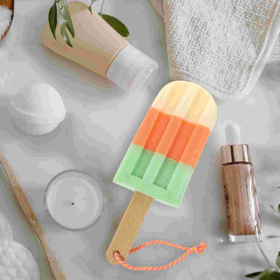 Vonios kempinės šepetėlis: 3 vnt dušo kempinės maudymosi kamuoliukai, kūno šveitiklis, šveitiklis dušo pufas dušo šveitiklis rankų dirželio korpusui