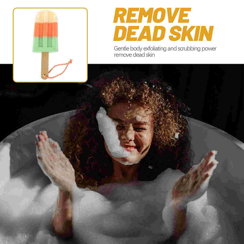 Vonios kempinės šepetėlis: 3 vnt dušo kempinės maudymosi kamuoliukai, kūno šveitiklis, šveitiklis dušo pufas dušo šveitiklis rankų dirželio korpusui