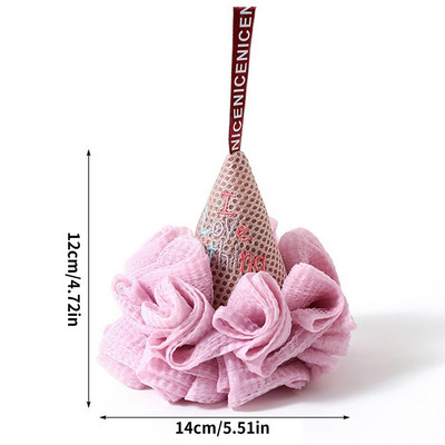 Fürdősúroló fürdőgömb szilikon testradír puha hálós fürdőszivacs bőrtisztító tisztító többszínű fürdőszobai kiegészítők