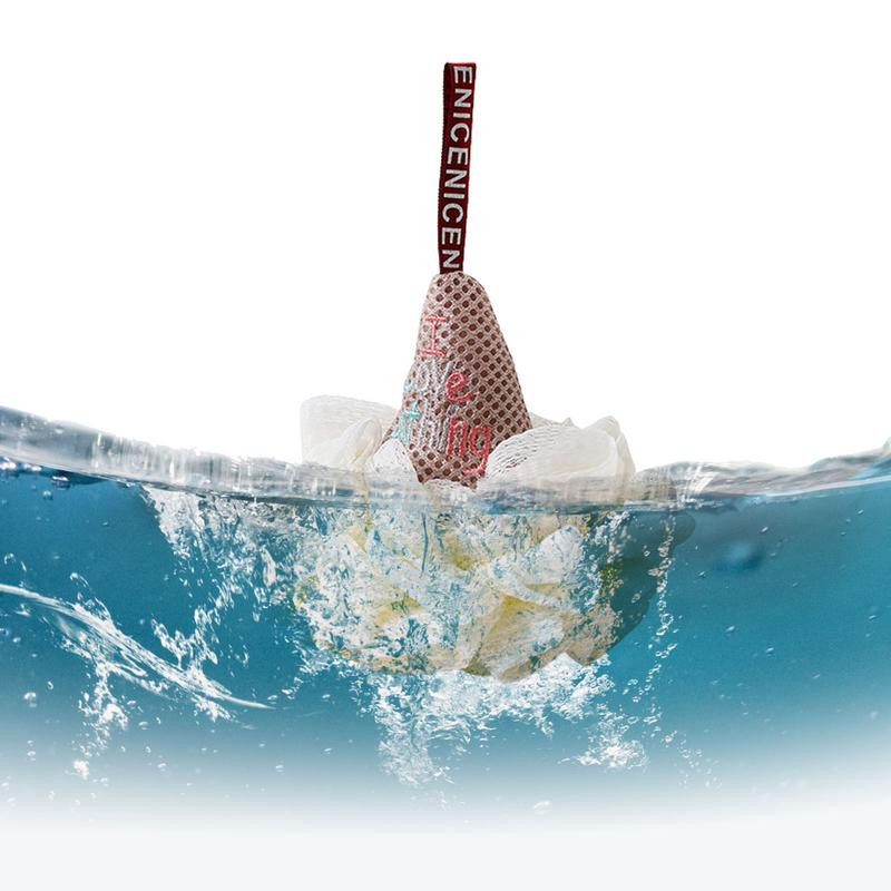 Fürdősúroló fürdőgömb szilikon testradír puha hálós fürdőszivacs bőrtisztító tisztító többszínű fürdőszobai kiegészítők