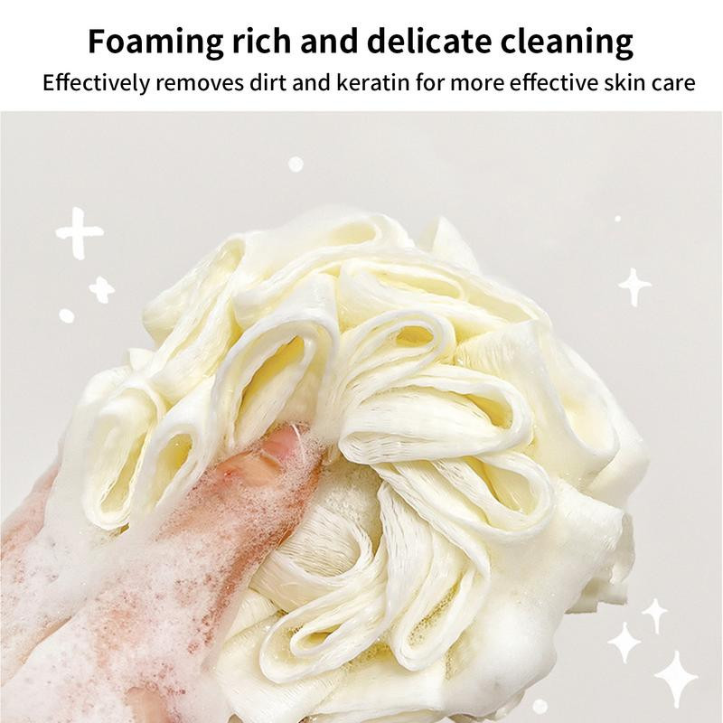 Fürdősúroló fürdőgömb szilikon testradír puha hálós fürdőszivacs bőrtisztító tisztító többszínű fürdőszobai kiegészítők