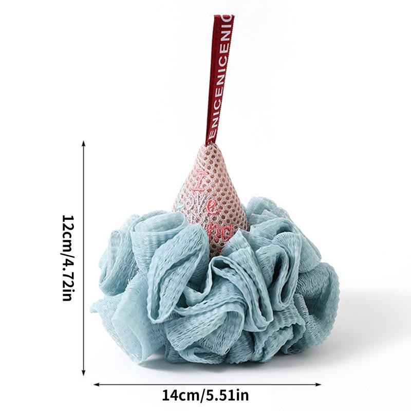 Fürdősúroló fürdőgömb szilikon testradír puha hálós fürdőszivacs bőrtisztító tisztító többszínű fürdőszobai kiegészítők