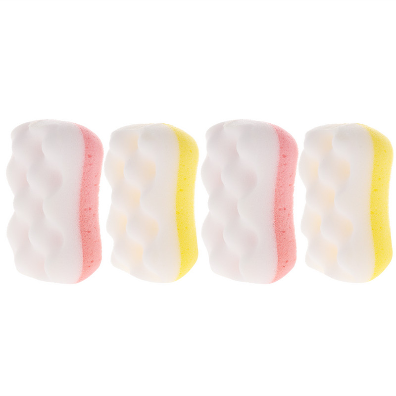 4 vnt. šveičiamieji kempinės kūno šveitimo priedai vyrų maudymosi priedai vaikams ( )