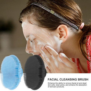 Skin Face Scrubber Face Exfoliator Brush Blackhead Pore Pad Facial Cleanser Brush For Outdoor Bath Travel Home Househop