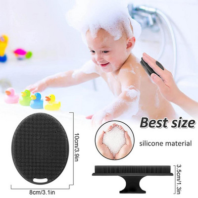 Skin Face Scrubber Face Exfoliator Brush Blackhead Pore Pad Facial Cleanser Brush For Outdoor Bath Travel Home Househop