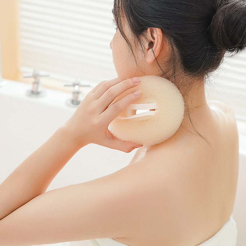 2 tk Võrgusilmapuhastuspalliga vannipalliga kaasaskantav dušivannipalliga kehapuhastusvahend naistele meestele