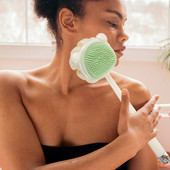 Ilgo koto šveitimo šepetys dušui Nešiojamas dušo šveitiklis kūno rankoms nugarai