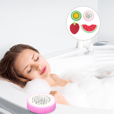 4 vnt Vaisių vonios kempinė vaikiški šepečiai Šveitimo formos vaikiški valymo šveitikliai