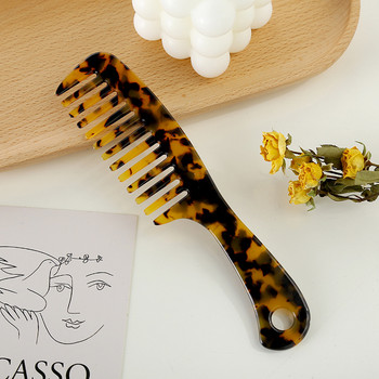 Acetate Αντιστατικό μασάζ Άνετες πολύχρωμες χτένες μαλλιών Βούρτσα μαλλιών χτένα για γυναίκες κορίτσια Εργαλεία styling μαλλιών