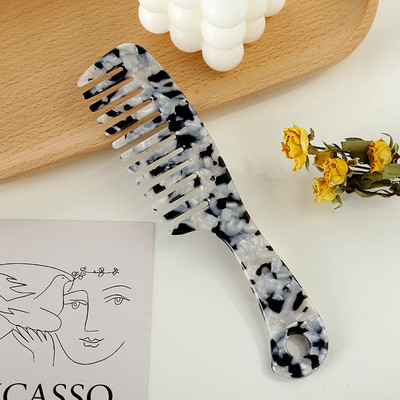 Acetatni antistatički masažni udobni šareni češljevi za kosu Frizerski češalj Četka za kosu za žene Djevojke Alati za oblikovanje kose