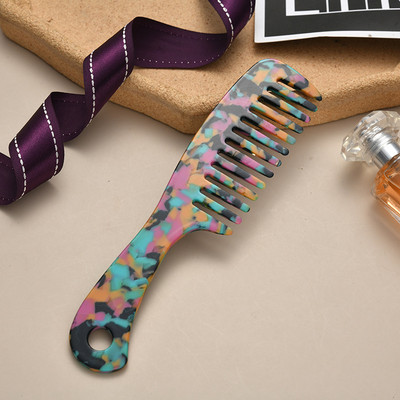 Acetatni antistatički masažni udobni šareni češljevi za kosu Frizerski češalj Četka za kosu za žene Djevojke Alati za oblikovanje kose