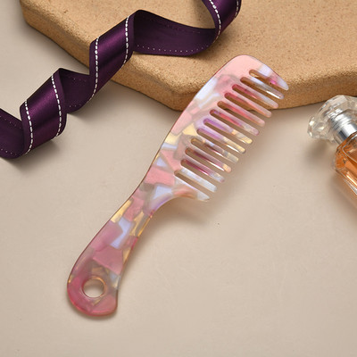 Acetatni antistatički masažni udobni šareni češljevi za kosu Frizerski češalj Četka za kosu za žene Djevojke Alati za oblikovanje kose