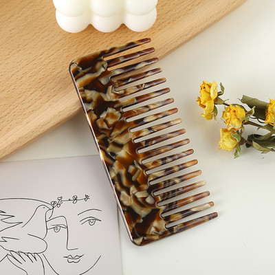 Acetatni antistatički masažni udobni šareni češljevi za kosu Frizerski češalj Četka za kosu za žene Djevojke Alati za oblikovanje kose