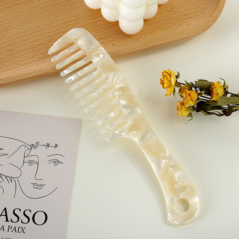 Acetatni antistatički masažni udobni šareni češljevi za kosu Frizerski češalj Četka za kosu za žene Djevojke Alati za oblikovanje kose