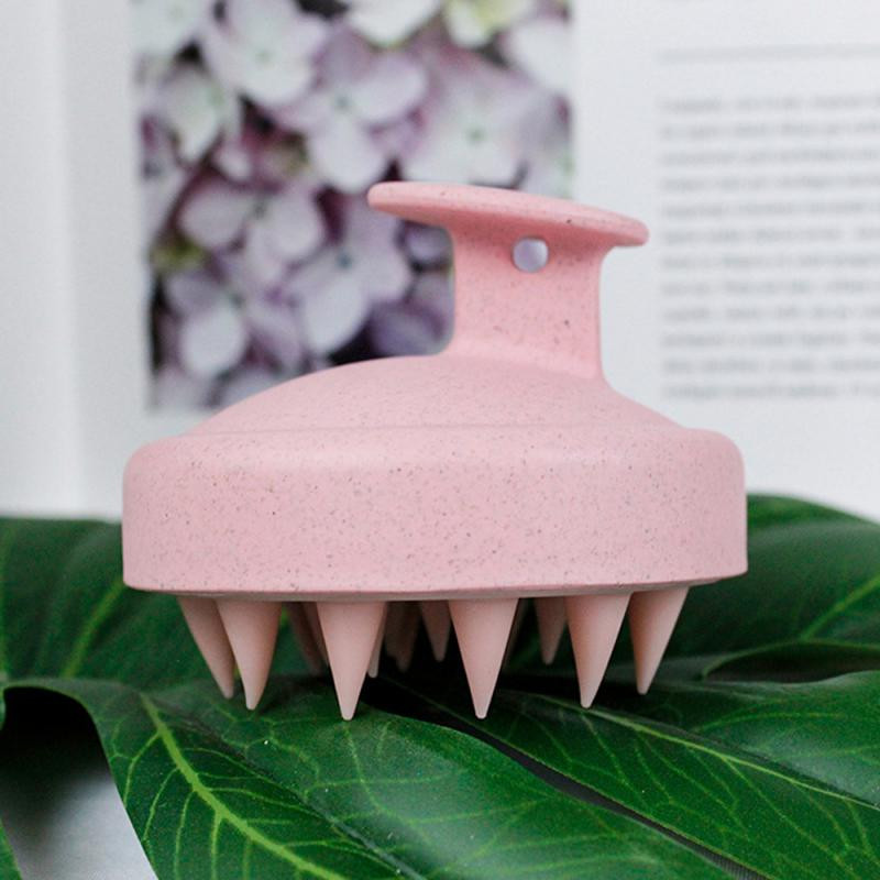 Maiji Straw Silikoonist Juuksešampoon Pea Massage Claw Peanahka Puhastav Massaažikamm Mini Silikoonist Pehme Juuksešampoon