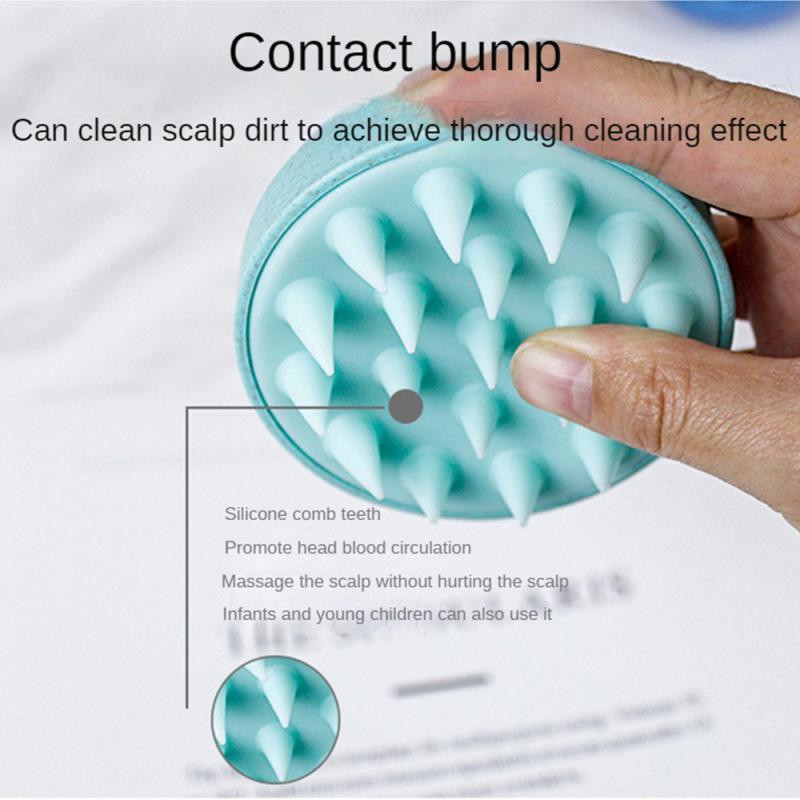 Maiji Straw Silikoonist Juuksešampoon Pea Massage Claw Peanahka Puhastav Massaažikamm Mini Silikoonist Pehme Juuksešampoon