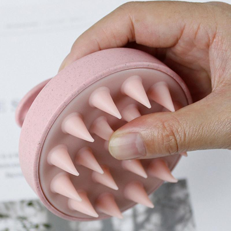 Maiji Straw Silikoonist Juuksešampoon Pea Massage Claw Peanahka Puhastav Massaažikamm Mini Silikoonist Pehme Juuksešampoon