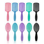 Βούρτσα για μασάζ με κούφια που ξεμπερδεύουν Βούρτσες βρεγμένες σγουρές βούρτσες μαλλιών Χτένισμα κομμωτηρίου Εργαλεία styling κομμωτηρίου расческа для волос