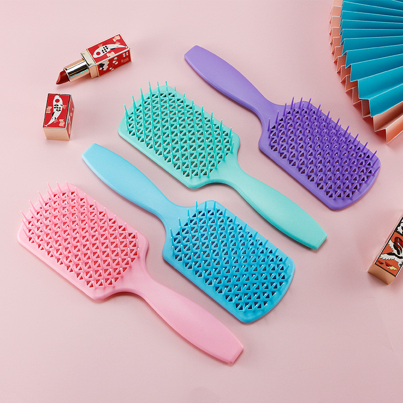 Βούρτσα για μασάζ με κούφια που ξεμπερδεύουν Βούρτσες βρεγμένες σγουρές βούρτσες μαλλιών Χτένισμα κομμωτηρίου Εργαλεία styling κομμωτηρίου расческа для волос