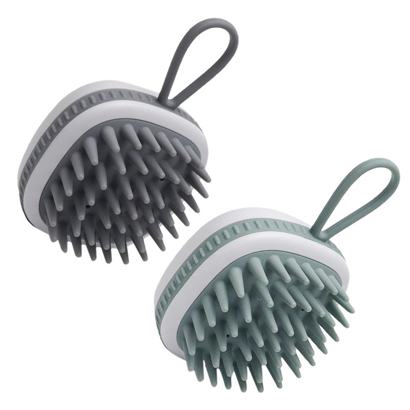 2 tk silikoonšampoon kamm peanahahari massaažikammid silikageeli masseerija juukseharjad beebile