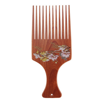 3 Πακέτα Afro Combs, Afro Picks για και άνδρες, Ξύλινη χτένα Lift Hair Pick Εργαλείο styling κομμωτικής για σγουρά μαλλιά (,, )