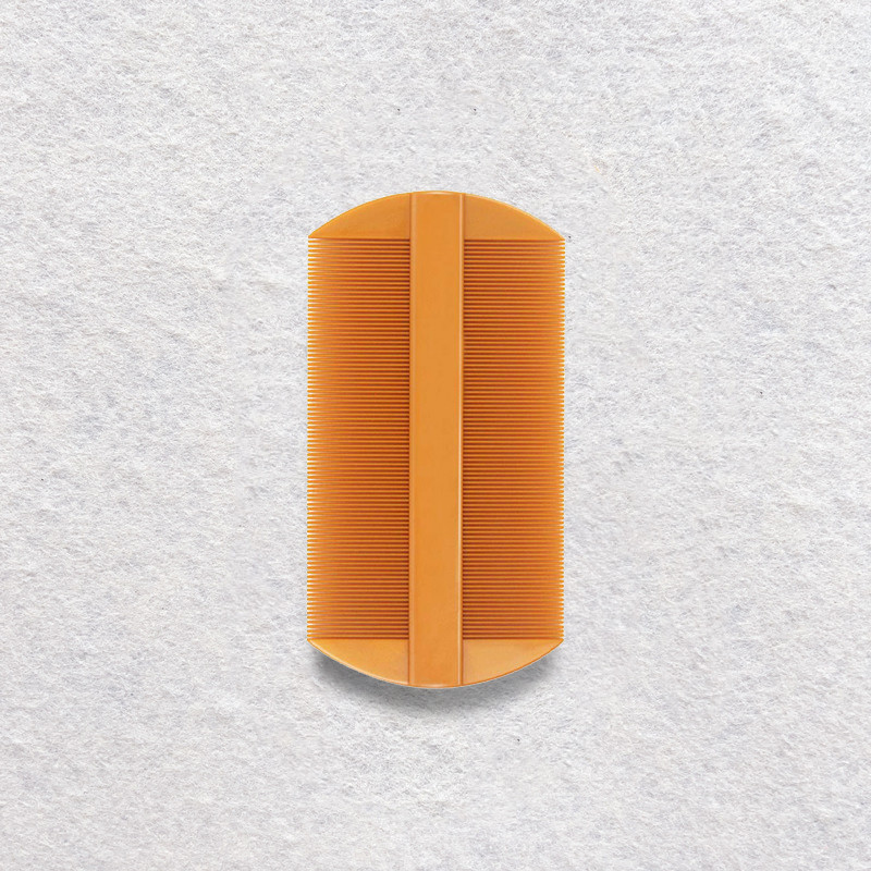 Kahepoolne täide kamm Kaasaskantavad peened hambad peatäide eemaldamiseks kirbuvõrest plastist vormimistööriistade kammitarvikud