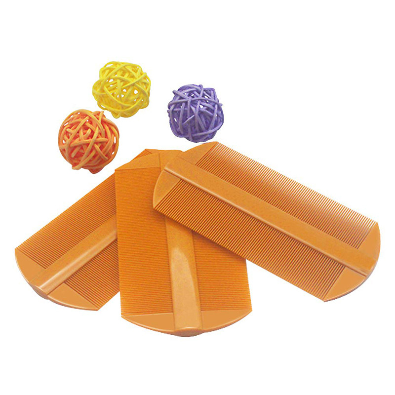 Kahepoolne täide kamm Kaasaskantavad peened hambad peatäide eemaldamiseks kirbuvõrest plastist vormimistööriistade kammitarvikud