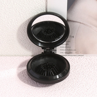 Nešiojamos oro pagalvėlės šukos su veidrodžiu Keliaujančios masažinės sulankstomos šukos Moterų mergaičių plaukų šepečių formavimo įrankiai Didmeninė prekyba