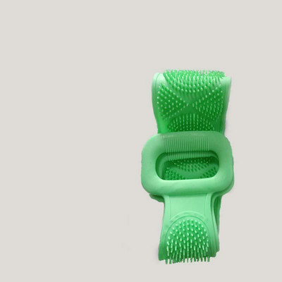 Scrubber Brush Brush Wash Ευέλικτες πετσέτες μπάνιου Ζώνη απολέπισης Μασάζ πλάτης Καθαρισμός βούρτσα μπάνιου Βούρτσα σιλικόνης δέρματος Βούρτσες ντους