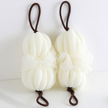 2 τμχ Μεγάλες λευκές πετσέτες μπάνιου Μπαλάκι λουλούδι διχτυωτό πινέλο μπάνιου καθαριστικό σώματος Σφουγγάρι ντους Miss