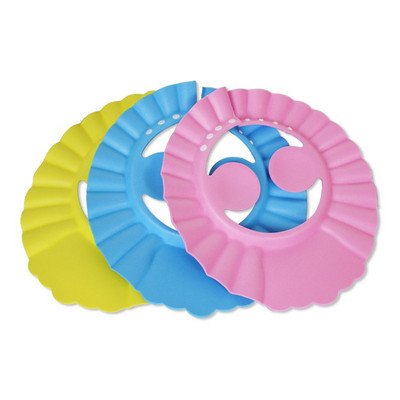 Thicken Kids Bath Visor sapka állítható baba zuhany sapka Protect sampon hajmosó pajzs gyerekeknek csecsemő vízálló sapka