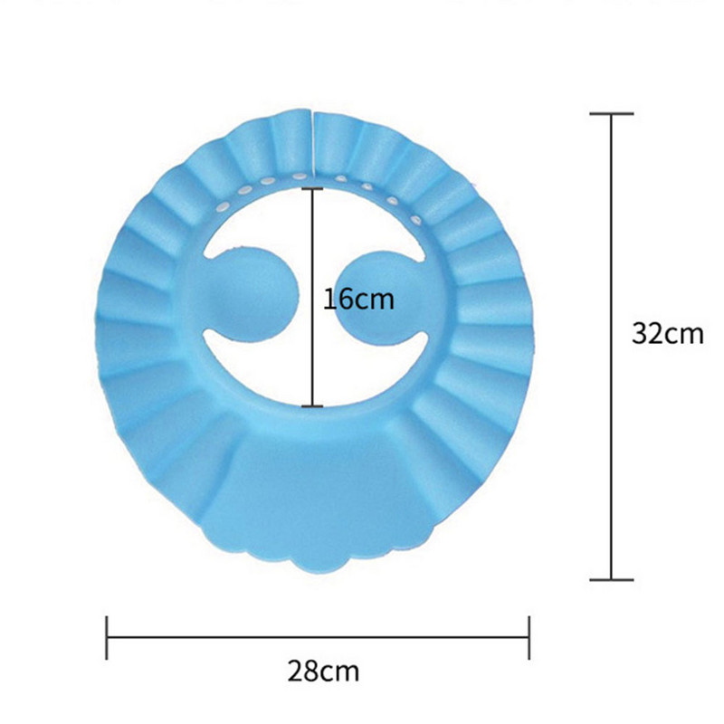 Zgusnuti dječji šešir s šiltom za kupanje Podesiva kapa za tuširanje za bebe Zaštitni šampon Štitnik za pranje kose za djecu Vodootporna kapa