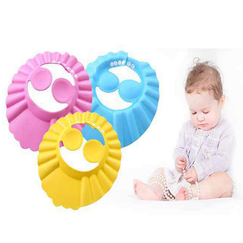 Zgusnuti dječji šešir s šiltom za kupanje Podesiva kapa za tuširanje za bebe Zaštitni šampon Štitnik za pranje kose za djecu Vodootporna kapa