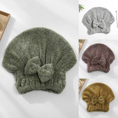 1 tk Mikrokiust vannitav Kiiresti Kuivatav Juuksemüts Turban Wrap Käterätikumüts Vannitoa Armsad Pikkade Juustega Juuksekuivatavad Dušimütsid