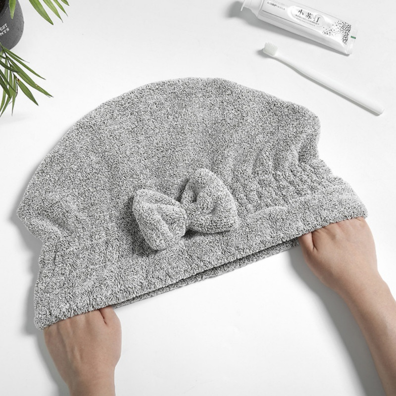 1 tk Mikrokiust vannitav Kiiresti Kuivatav Juuksemüts Turban Wrap Käterätikumüts Vannitoa Armsad Pikkade Juustega Juuksekuivatavad Dušimütsid