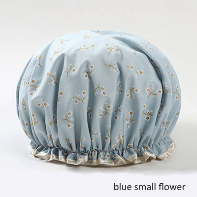 Naiste veekindel vannimüts Kahekihiline dušš kuivadele juustele peakate Naiste juuste keerdumine dušiküts Vannitoa tarvikud