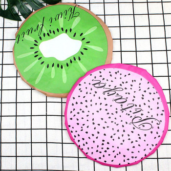 Χαριτωμένο καρτούν με μοτίβο φρούτων Καπάκι ντους Ελαστικό αδιάβροχο καπέλο μπάνιου Επαναχρησιμοποιήσιμο κάλυμμα μαλλιών κεφαλής για γυναικεία σκουφάκι ύπνου Προϊόντα μπάνιου