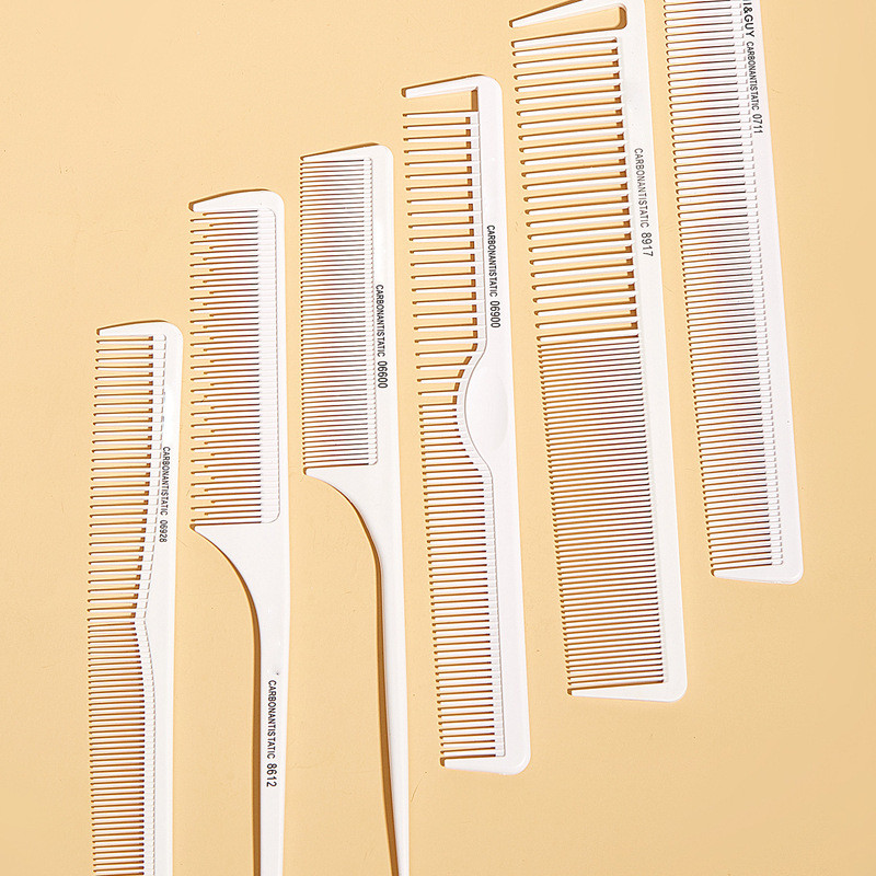 Fodrászat szénfésű Professzionális fodrász vágófésű Antisztatikus hajfésű hajvágás eszközök Fodrász hajformázó fésű