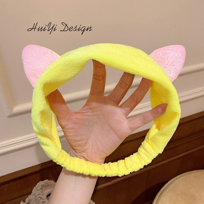 Peapael pesemiseks Pese Näo vibu meik Juuksepaelad Tüdrukutele Elastne hoidik Juuksepaelad Kõrvad Turban Juuksed Peapael Aksessuaarid