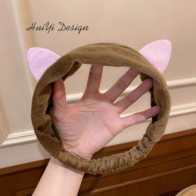 Peapael pesemiseks Pese Näo vibu meik Juuksepaelad Tüdrukutele Elastne hoidik Juuksepaelad Kõrvad Turban Juuksed Peapael Aksessuaarid