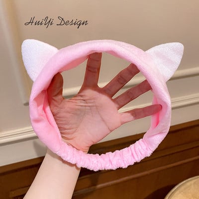 Peapael pesemiseks Pese Näo vibu meik Juuksepaelad Tüdrukutele Elastne hoidik Juuksepaelad Kõrvad Turban Juuksed Peapael Aksessuaarid